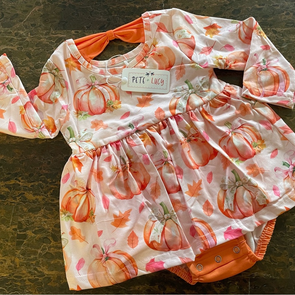 Pretty Pumpkins Romper